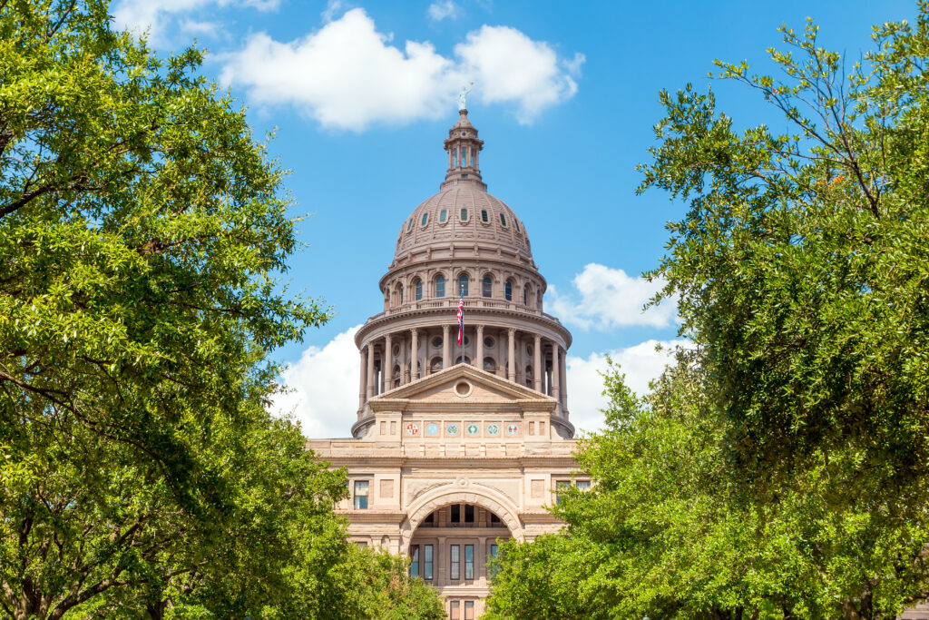 Texas State Capitol Building in Austin, TX.