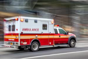 ambulance on emergency