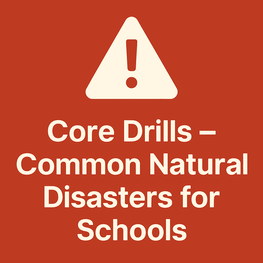Core Drills – Common Natural Disasters for Schools