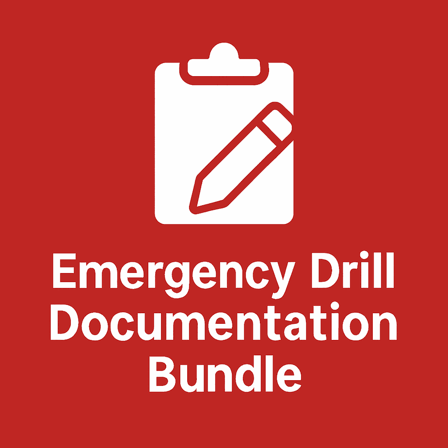Emergency Drill Documentation Bundle for Schools