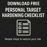free personal target hardening checklist